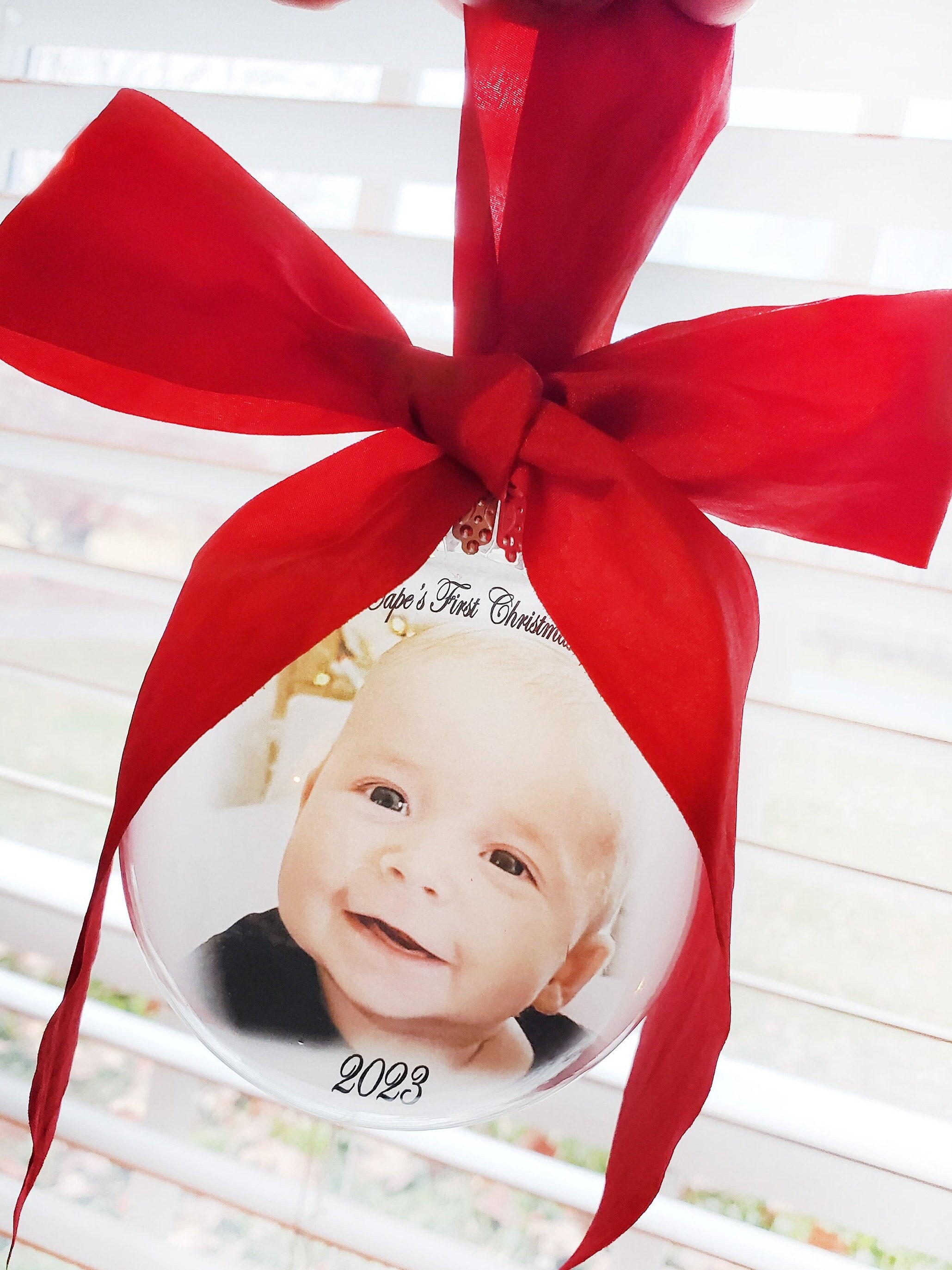 Baby First Ornament, Personalized Ornament, First Married Christmas Together, First Christmas in our New House