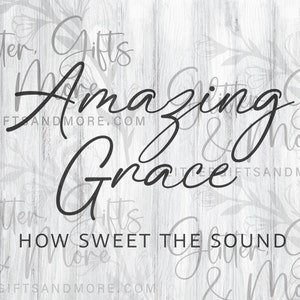 Amazing Grace digital File, Laser engraved file, Christmas SVG, custom cut files, laser engraved file, DIY digital files, cut file