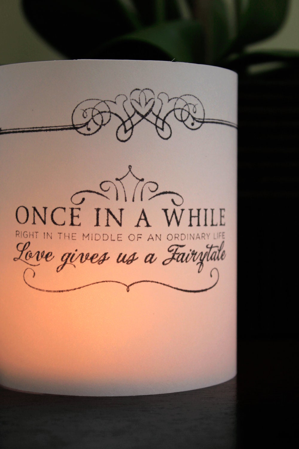 Wedding Table Decor, Fairytale Decor, Wedding Luminaries, Black and W…