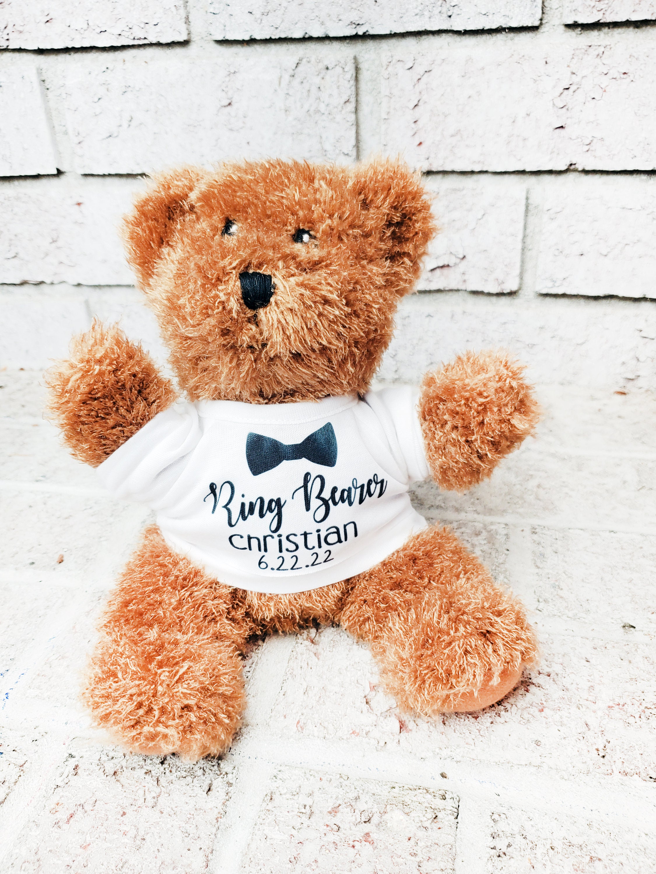 Ring Bearer Custom Teddy Bear Shirt Ring Bearer Custom Teddy Bear Shirt