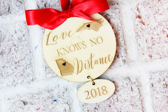 Across the miles christmas ornament Clearance