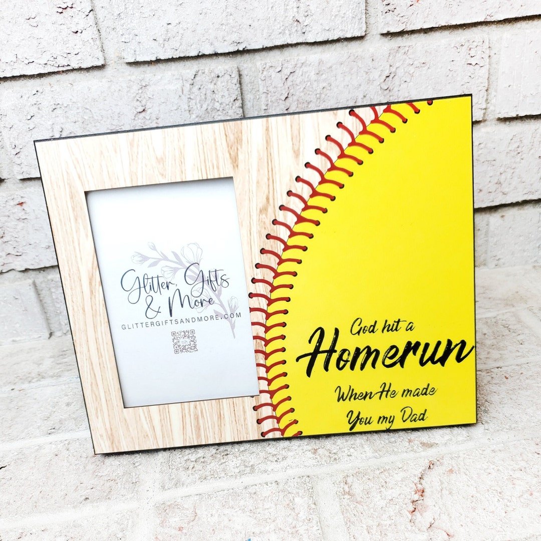 Softball Frames Custom Softball Gifts Softbal Coach Gift Etsy