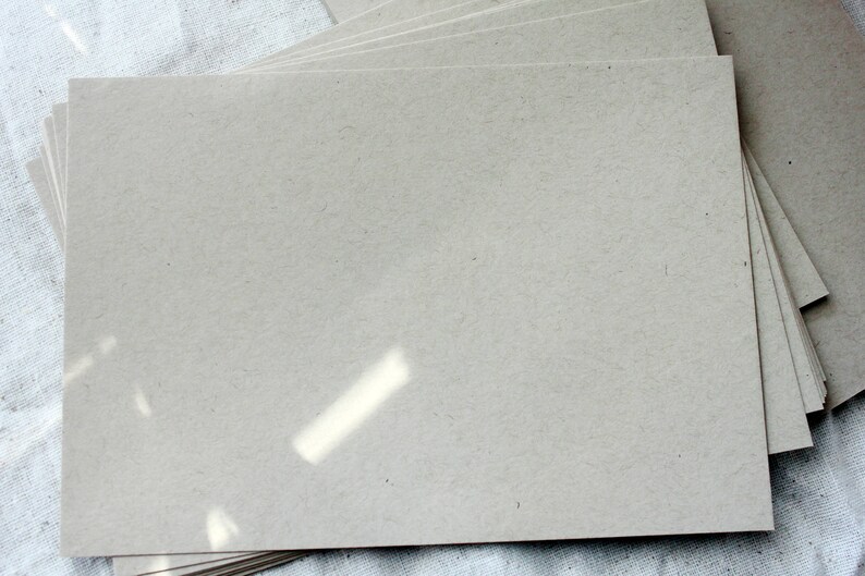 Recycled Kraft Cardstock 8.5x11 25 sheets heavy weight card Etsy