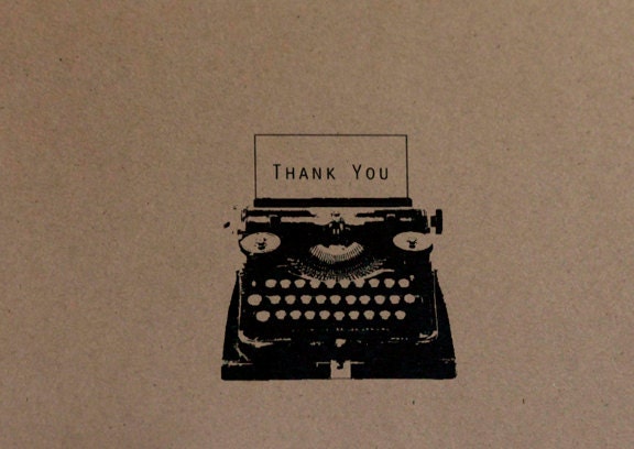 Rustic Thank You Card Set, Kraft Thank You Cards, Kraft Paper Thank Y…