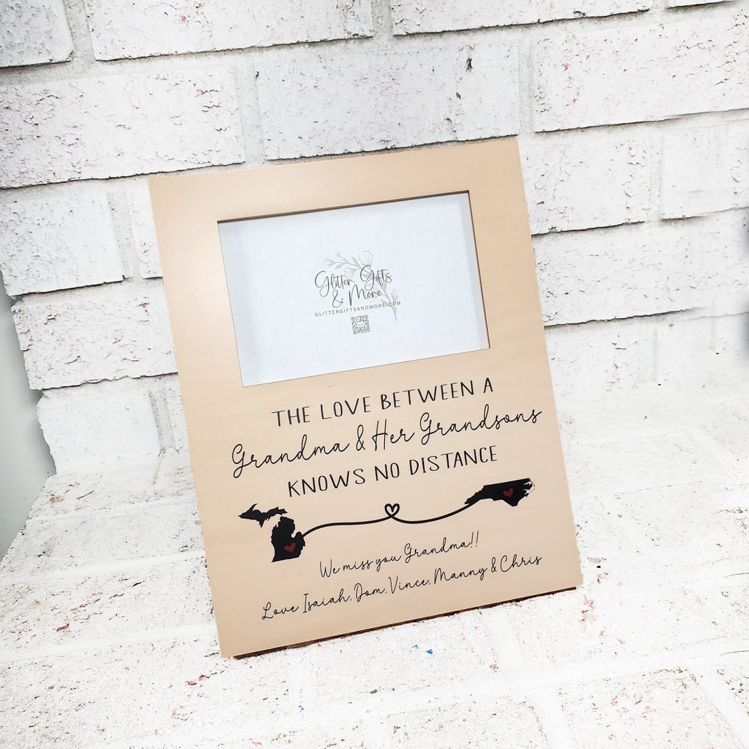 Distance Picture Frame, Grandmother Gift, Mother's Day Gift, Gifts for ...