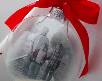 Photo Ornament, Photo Christmas Ornaments,Babys first Ornament, Personalized Ornaments, Glass Ornaments, Baby's First Christmas Ornament