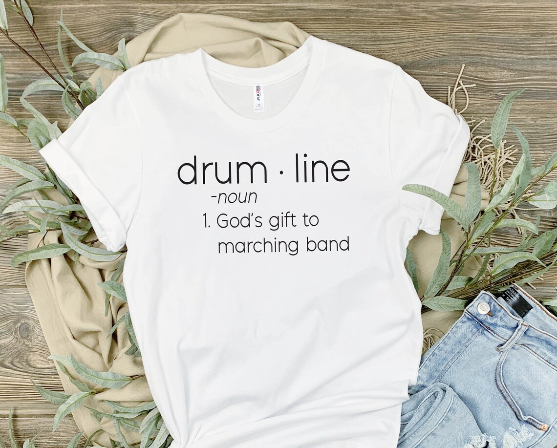 Drumline Shirts Drum Line Shirt Percussion Section Drumline Etsy