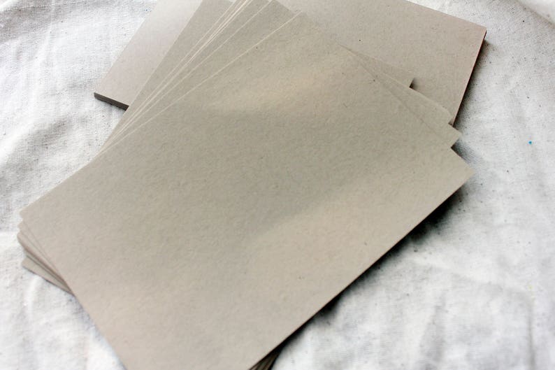 Recycled Kraft Cardstock 8.5x11 25 sheets heavy weight card Etsy