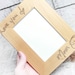 Handwriting Gift Frame Engraved Handwriting Handwritten - Etsy