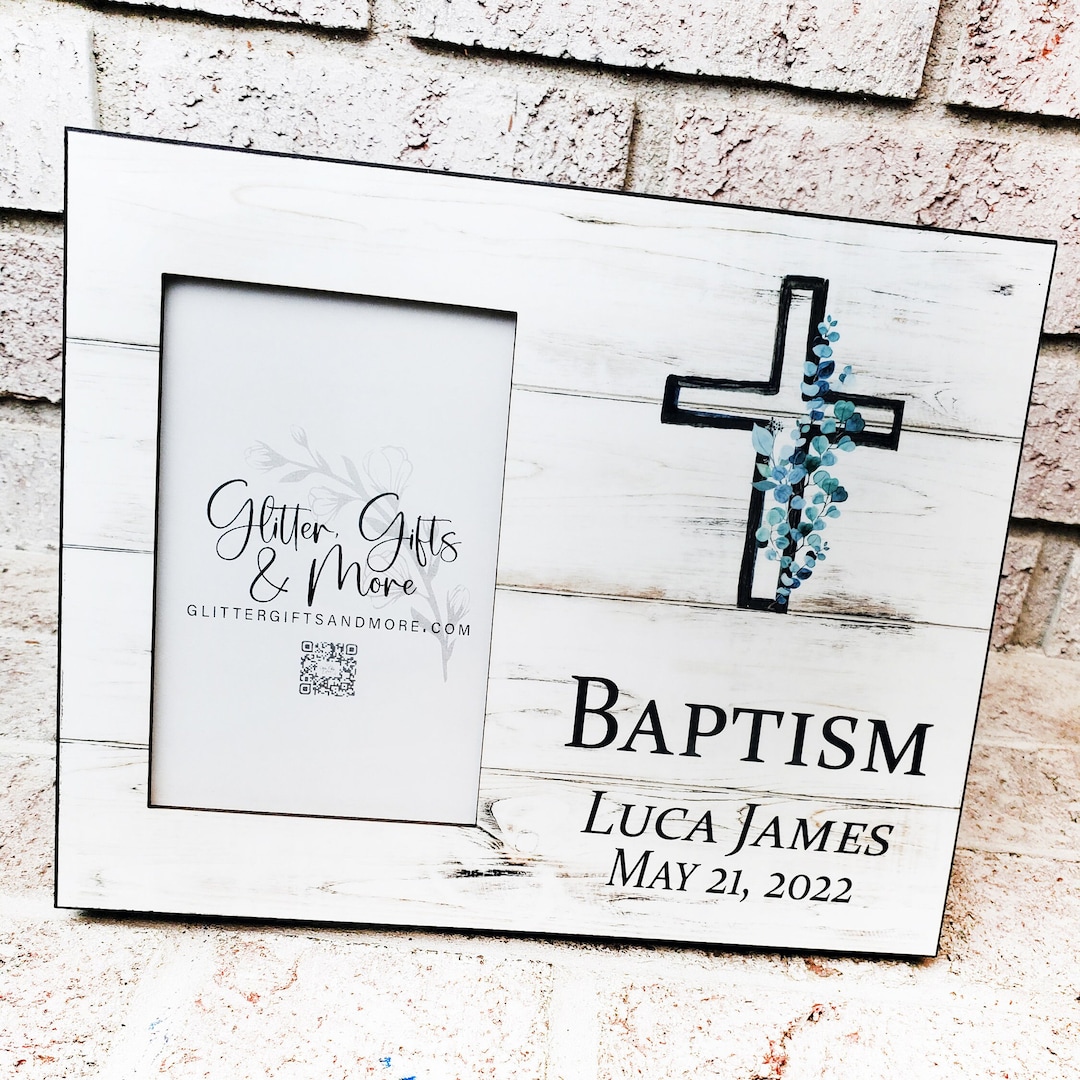 Baptism Frame, Christening Frame for Boys, Dedication Frames