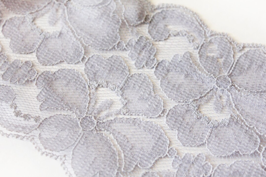 Lavender Lace Trim 3.625 Inch by 3 Yard Lace Trim Purple Etsy