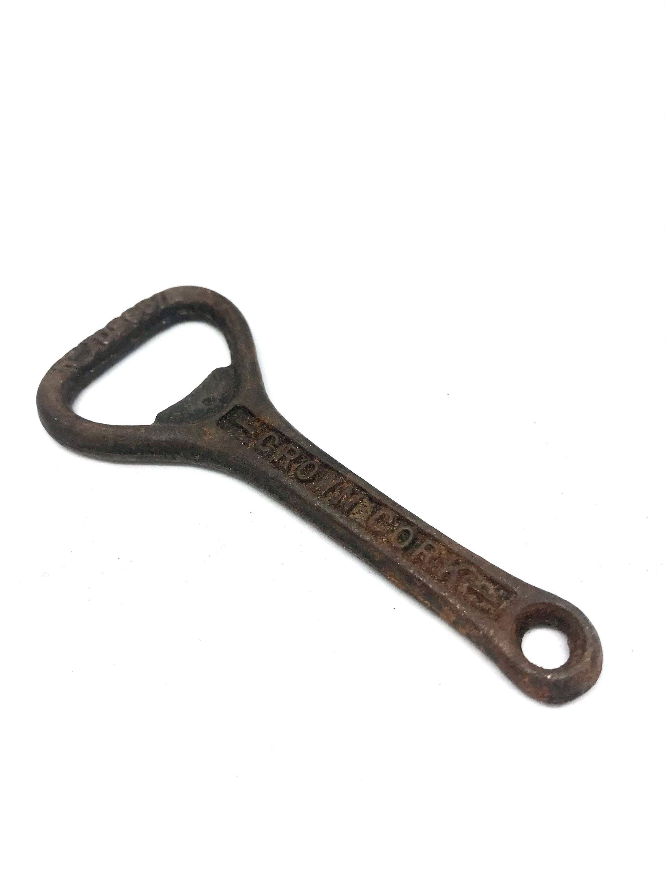 Vintage Style Child Cast Iron Beer Bottle Opener BBQ  Solid Metal Brewery Soda 