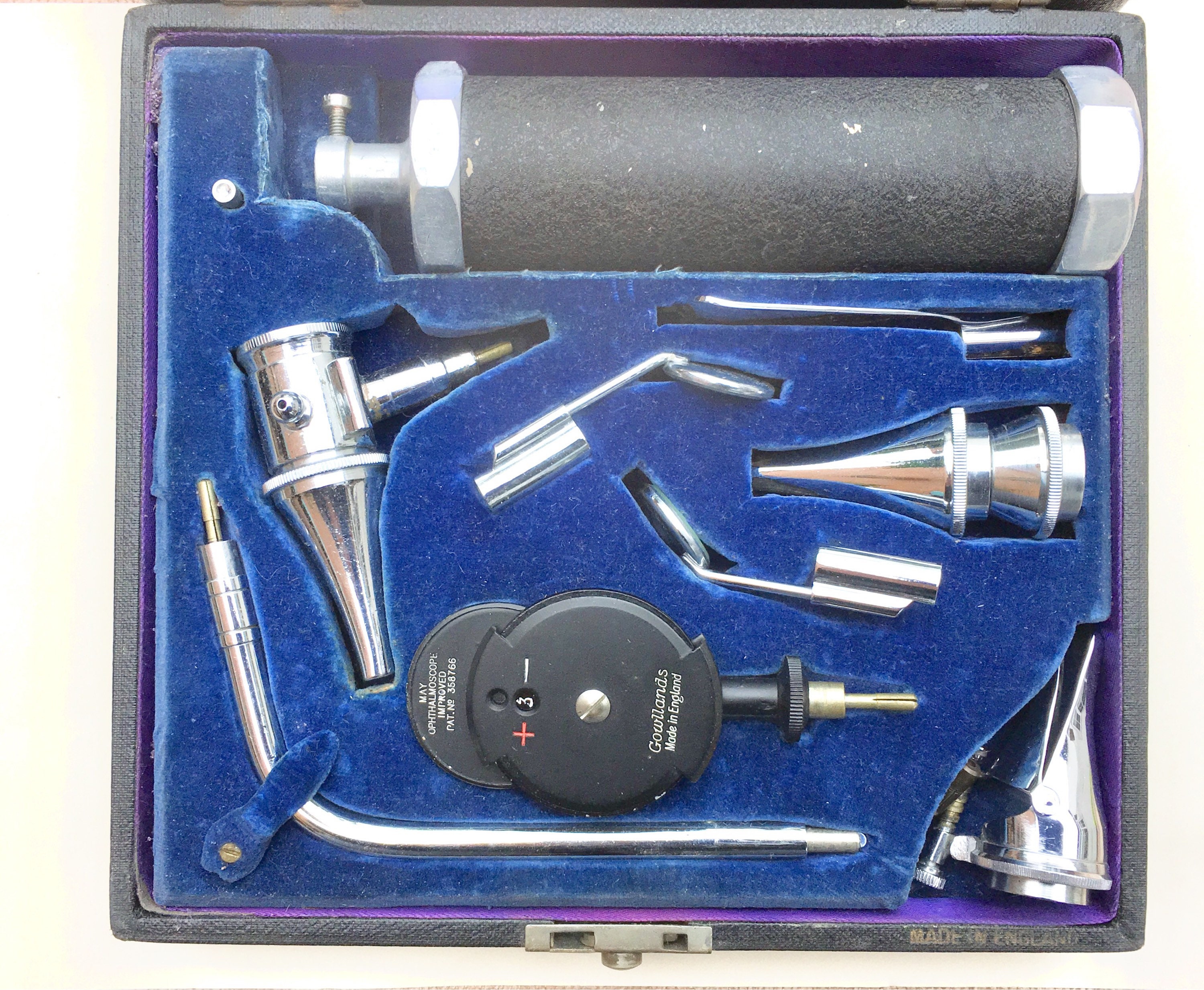 Antique Ophthalmoscope Gowllands England Stainless Steel Etsy UK