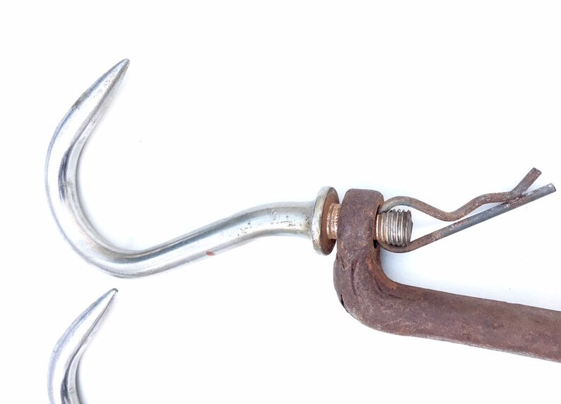 Vintage Butchers Hooks Swivel Rustic Carvery Meat Carcass Etsy UK