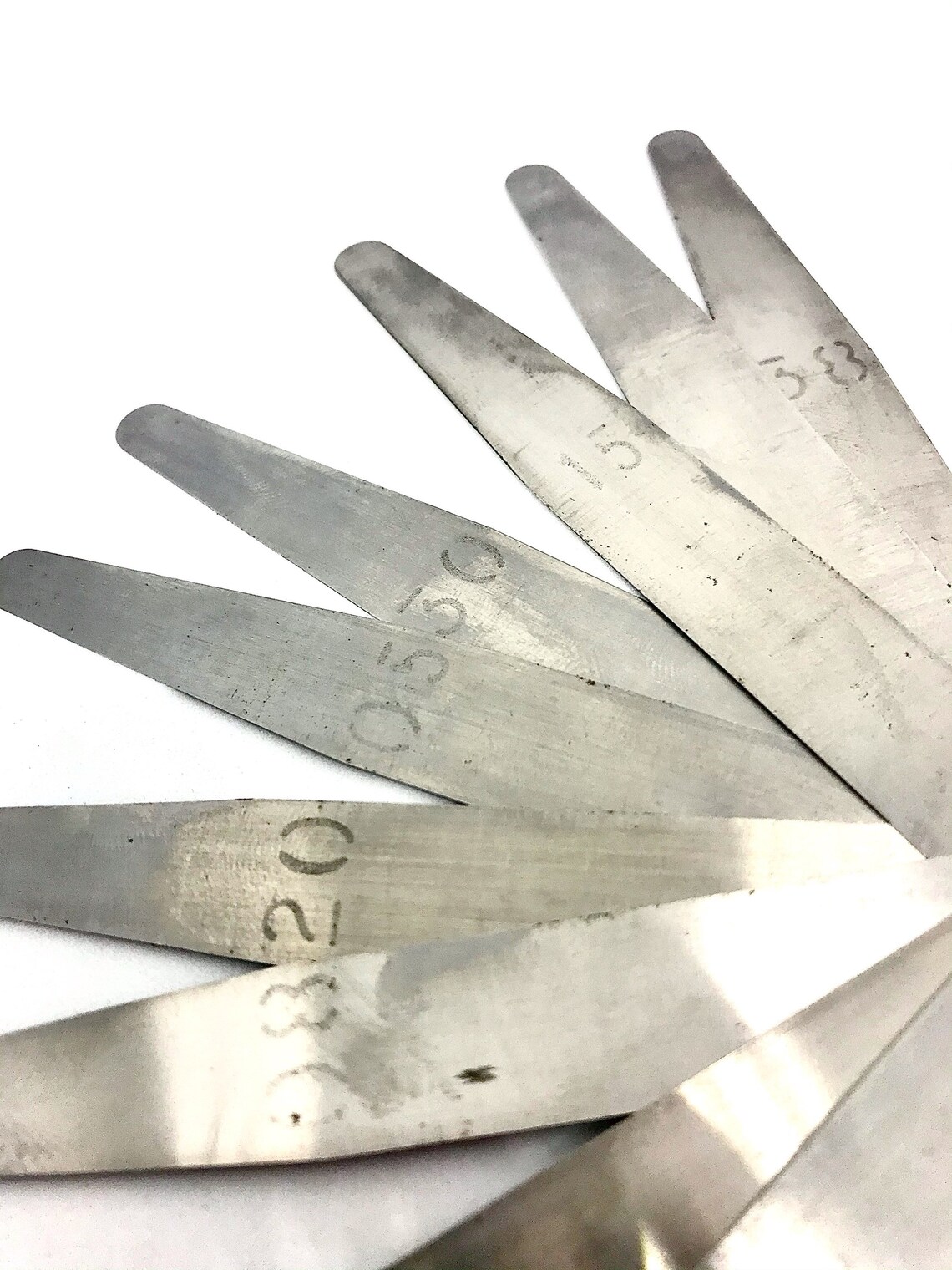 Vintage feeler gauge tool motor engine vehicle garage England Etsy