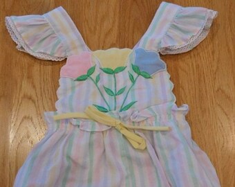 pastel baby romper