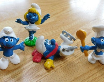 smurf figurines for sale