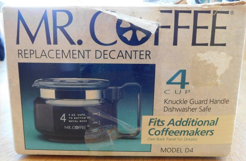 Vintage 90's MR COFFEE Decanter Pot 4 