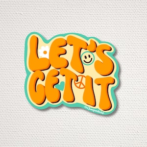 Sticker BTS Let&#39;s Get It JHope Hobi | Fan Merch Art Kpop Bangtan