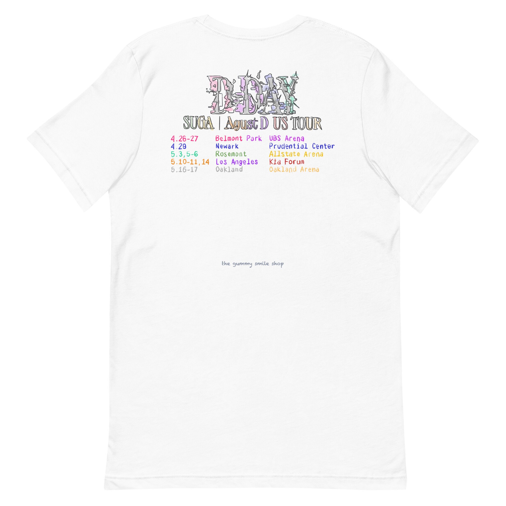BTS SUGA T-shirt L Size Agust D TOUR D-DAY in JAPAN Limited
