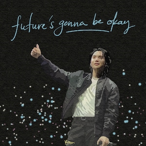 Wall Art Suga Agust D D-Day Final Future&#39;s Gonna Be Okay | BTS Min Yoongi | Fanart Merch Kpop Bangtan Digital Print