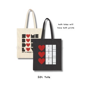 Tote Suga SDL | Agust D Min Yoongi D-Day | Kpop Fan Merch