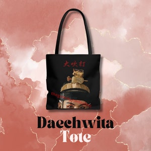 Tote Daechwita Agust D Suga BTS Polyester Book Bag  | Fan Merch