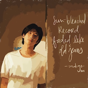 Wall Art RM Indigo Namjoon BTS | Fan Art Merch Kpop Bangtan Digital Print