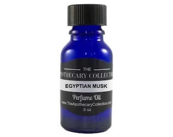 EGYPTIAN MUSK PERFUME Oil by The Apothecary Collection with Frankincense, Myrrh, Cedarwood, Patchouli, Amber