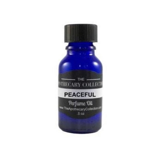 PEACEFUL PERFUME OIL by The Apothecary Collection with Iris, Wisteria, Lily, Violet, & White Florals