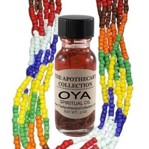 OYA ORISHA Ritual Conjure Oil (aceite) for Magical Spellwork, Rootwork, Hoodoo, Voodoo, Santeria, Wicca, and Palo