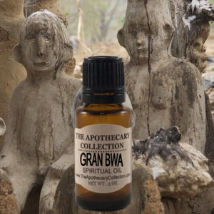 GRAN BWA Conjure Oil for Magical Spellwork, Rootwork, Hoodoo, Wicca, Voodoo, Vodun