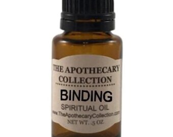 BINDING Spiritual Oil (aceite) for Magical Spellwork, Rootwork, Hoodoo, Voodoo, Santeria, Wicca, and Pagan Magick