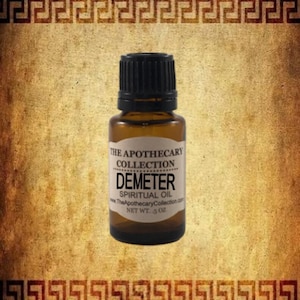DEMETER GREEK GODDESS Conjure Oil for Magical Spellwork, Rootwork, Hoodoo, Wicca, Voodoo, Vodun