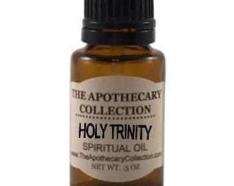 HOLY TRINITY Spiritual Oil (aceite) for Magical Spellwork, Rootwork, Hoodoo, Voodoo, Santeria, Wicca, and Pagan Magick