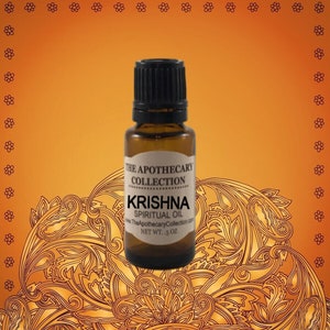 KRISHNA HINDU Conjure Oil for Magical Spellwork, Rootwork, Hoodoo, Wicca, Voodoo, Vodun