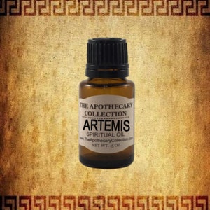 ARTEMIS GREEK GODDESS Conjure Oil for Magical Spellwork, Rootwork, Hoodoo, Wicca, Voodoo, Vodun
