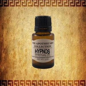 HYPNOS GREEK GOD of Sleep Conjure Oil for Magical Spellwork, Rootwork, Hoodoo, Wicca, Voodoo, Vodun