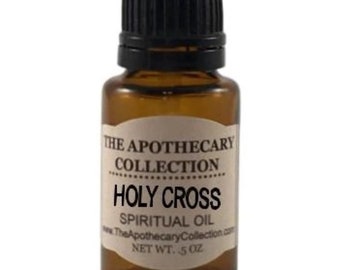 HOLY CROSS Spiritual Oil (aceite) for Magical Spellwork, Rootwork, Hoodoo, Voodoo, Santeria, Wicca, and Pagan Magick
