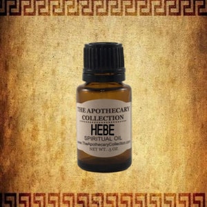 HEBE GREEK GODDESS of Eternal Youth Conjure Oil for Magical Spellwork, Rootwork, Hoodoo, Wicca, Voodoo, Vodun