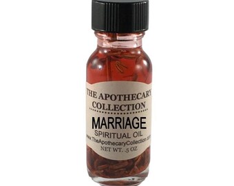 MARRIAGE Conjure Oil (aceite) for Magical Spellwork, Rootwork, Hoodoo, Voodoo, Santeria, Wicca, and Palo