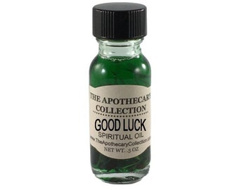 GOOD LUCK Conjure Oil (aceite) for Magical Spellwork, Rootwork, Hoodoo, Voodoo, Santeria, Wicca, and Palo