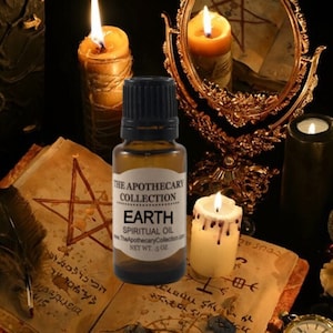 EARTH ELEMENTAL Conjure Oil for Magical Spellwork, Rootwork, Hoodoo, Wicca, Voodoo, Vodun