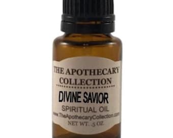 DIVINE SAVIOR Spiritual Oil (aceite) for Magical Spellwork, Rootwork, Hoodoo, Voodoo, Santeria, Wicca, and Pagan Magick