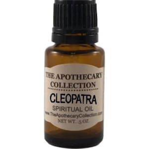 CLEOPATRA Spiritual Oil (aceite) for Magical Spellwork, Rootwork, Hoodoo, Voodoo, Santeria, Wicca, and Pagan Magick