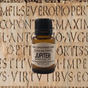 JUPITER ROMAN GOD Conjure Oil for Magical Spellwork, Rootwork, Hoodoo, Wicca, Voodoo, Vodun