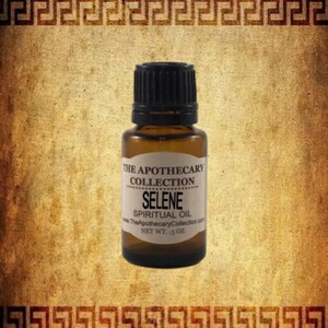SELENE GREEK GODESS of The Moon Conjure Oil for Magical Spellwork, Rootwork, Hoodoo, Wicca, Voodoo, Vodun