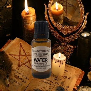 WATER ELEMENTAL Conjure Oil for Magical Spellwork, Rootwork, Hoodoo, Wicca, Voodoo, Vodun