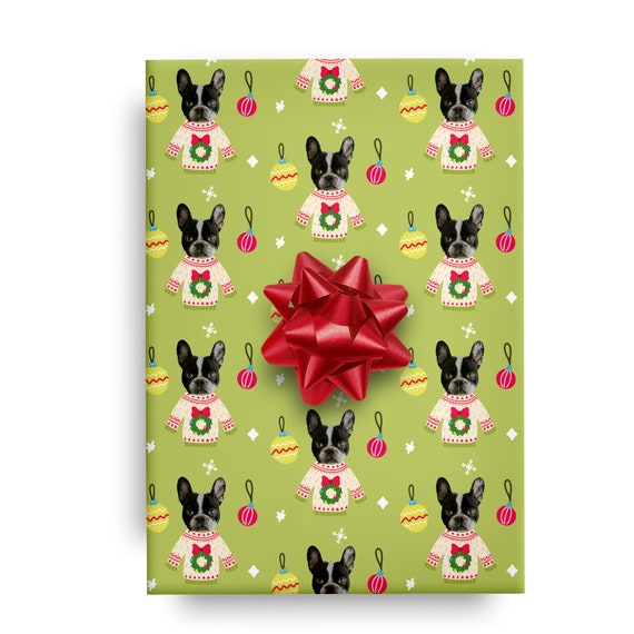 personalized dog wrapping paper