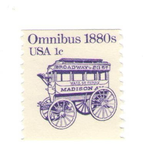 Unused 1981 Omnibus 1880s Vintage Postage Stamps Number Etsy